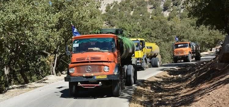 سوخت رسانی زمستانی در کهگیلویه وبویراحمد